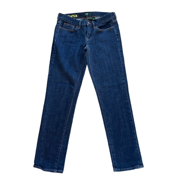 J. Crew Toothpick Dark Wash Jeans.  Size 27 - Picture 1 of 8
